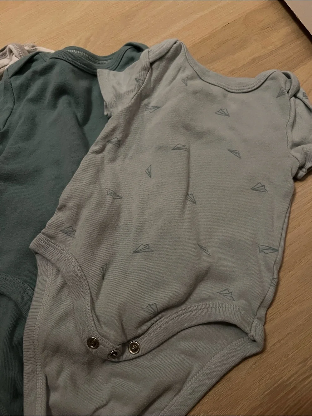 Bundle on Blue and Green Baby One-Piece